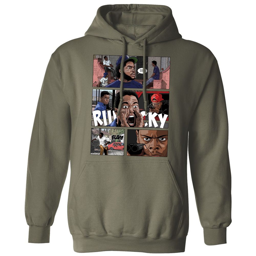 Classic Unisex Hoodie - HV875M1G - Military Green - 4