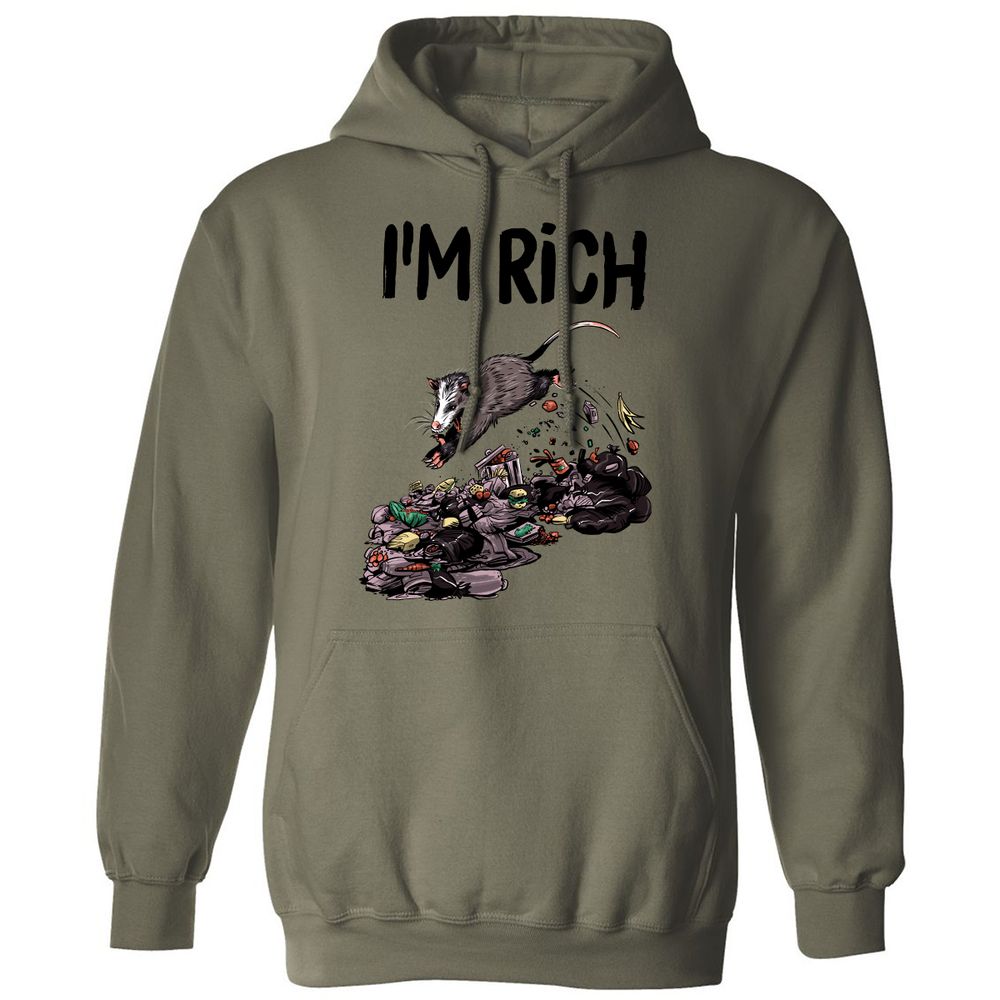 Classic Unisex Hoodie - GQ22HXX4 - Military Green - 4