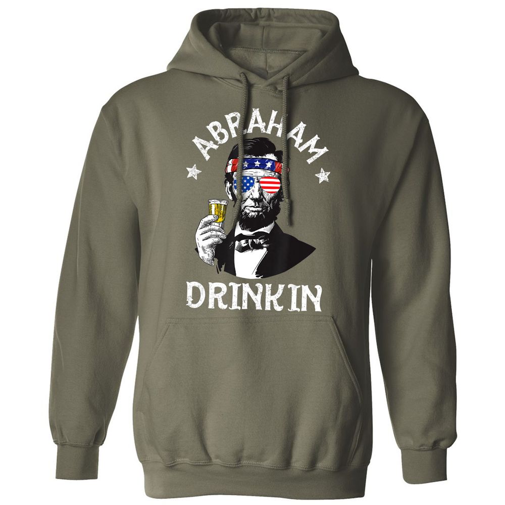 Classic Unisex Hoodie - 58ZX6DSX - Military Green - 4