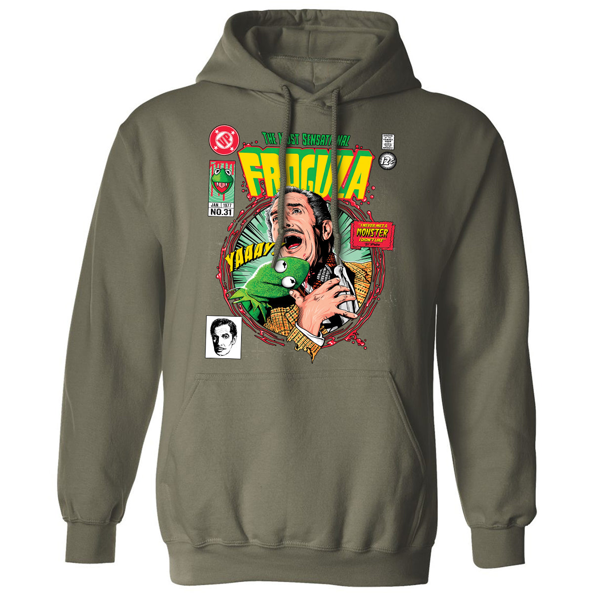 Classic Unisex Hoodie - DQ123HES - Military Green - 4