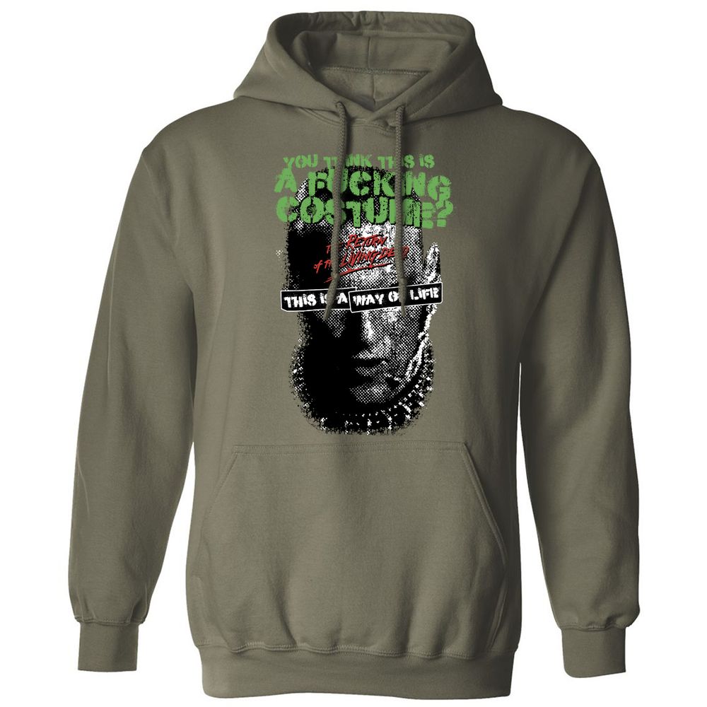 Classic Unisex Hoodie - 62XULF76 - Military Green - 4