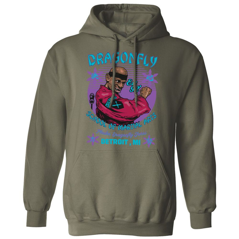Classic Unisex Hoodie - HPG8S75P - Military Green - 4