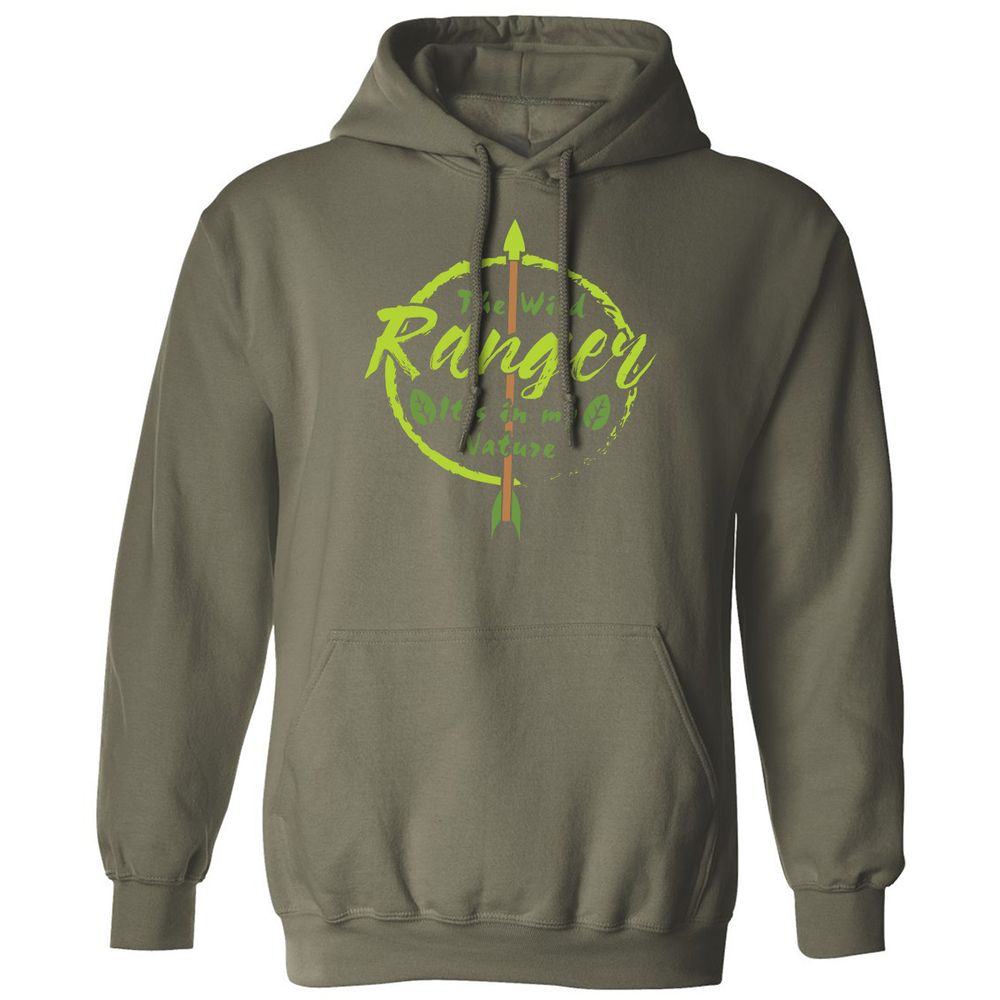 Classic Unisex Hoodie - J19XA1HK - Military Green - 4