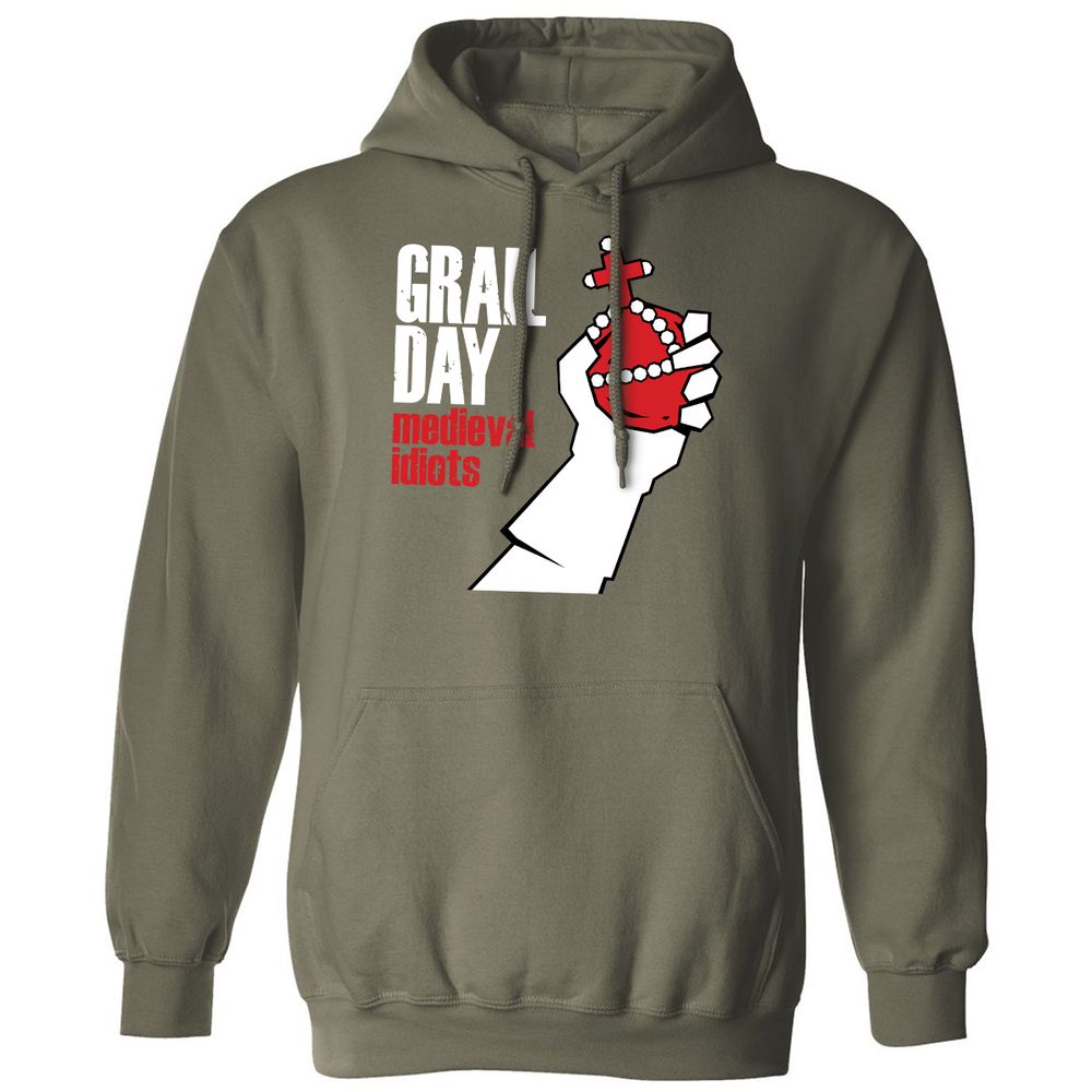 Classic Unisex Hoodie - EBEX5KGD - Military Green - 4