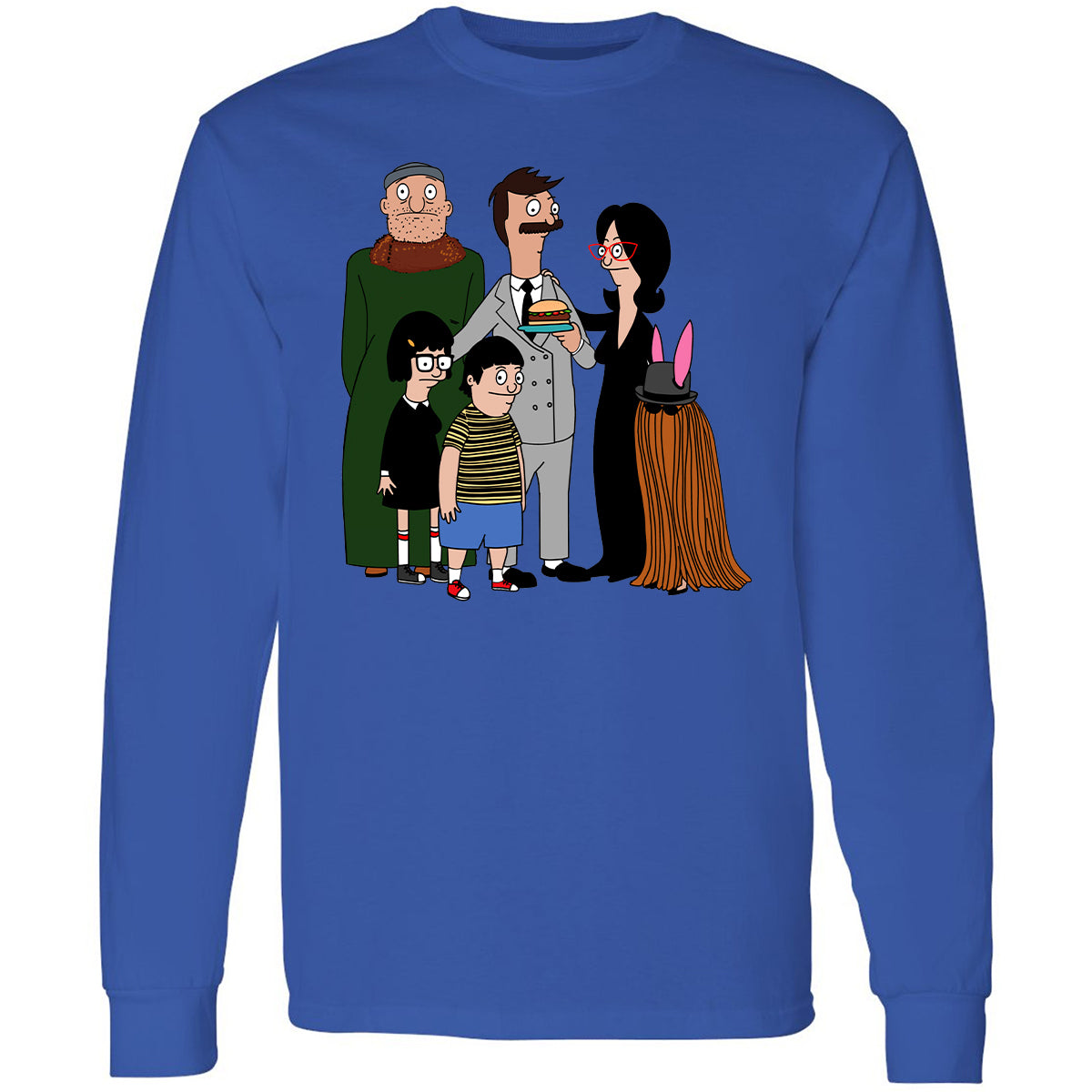 Long Sleeve T-Shirt - NU2XM9ZD - Royal - 4