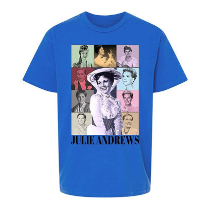 Kids T-Shirt - White - Royal - 4