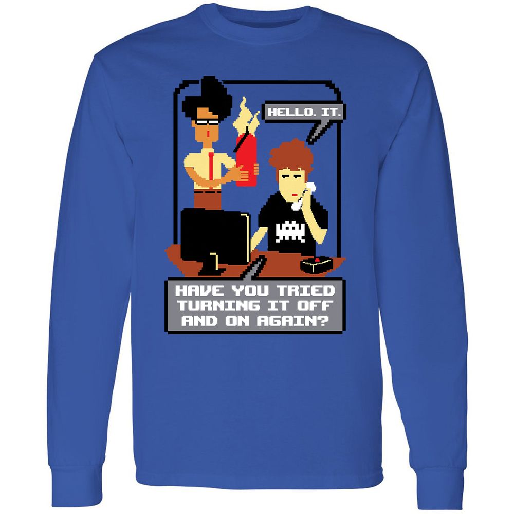 Long Sleeve T-Shirt - SQRDPTT9 - Royal - 4