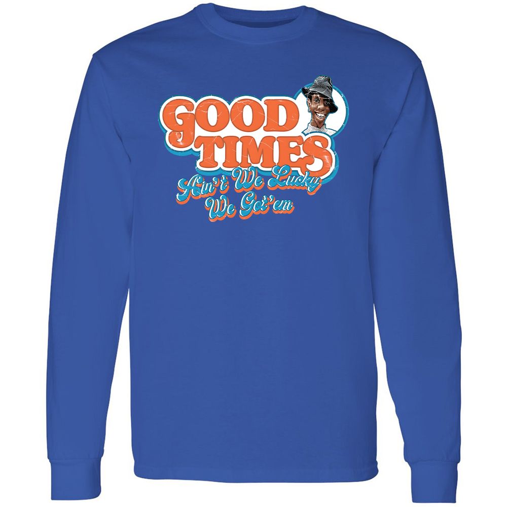 Long Sleeve T-Shirt - PVSWYZQU - Royal - 4