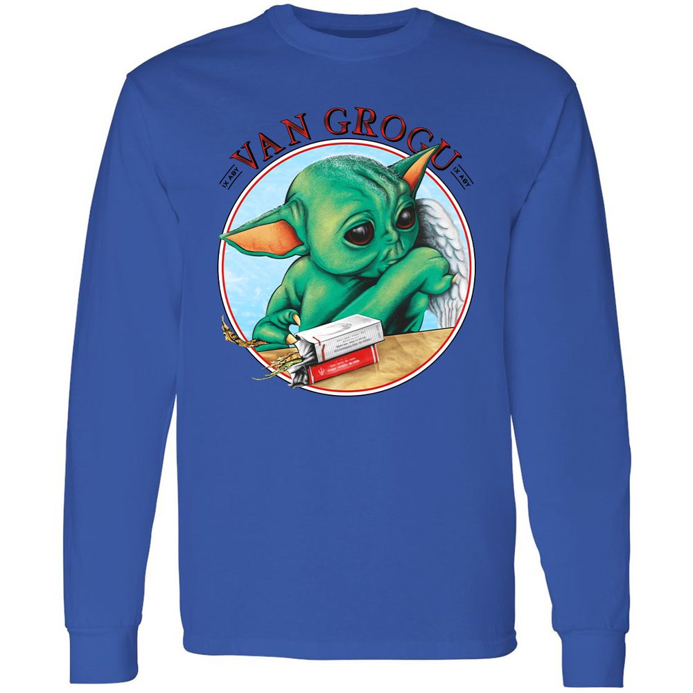Long Sleeve T-Shirt - BPHC4QAG - Royal - 4