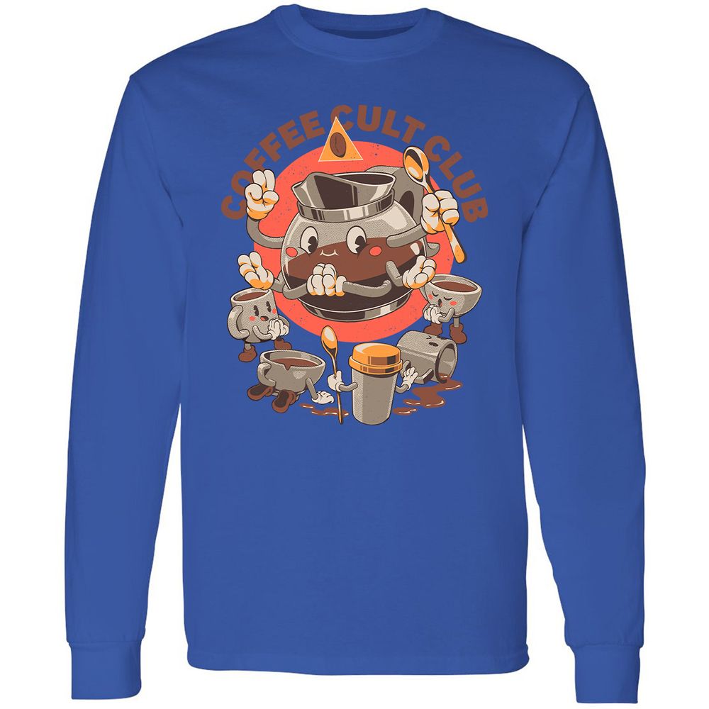 Long Sleeve T-Shirt - HHUF4B4C - Royal - 4