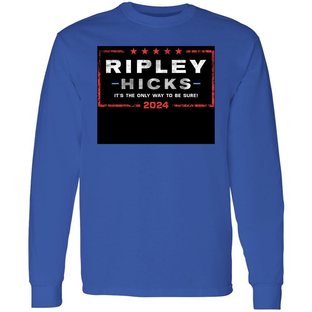 Long Sleeve T-Shirt - 4YYQ8D86 - Royal - 4