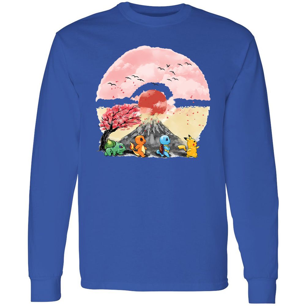 Long Sleeve T-Shirt - 2KAD3BEV - Royal - 4