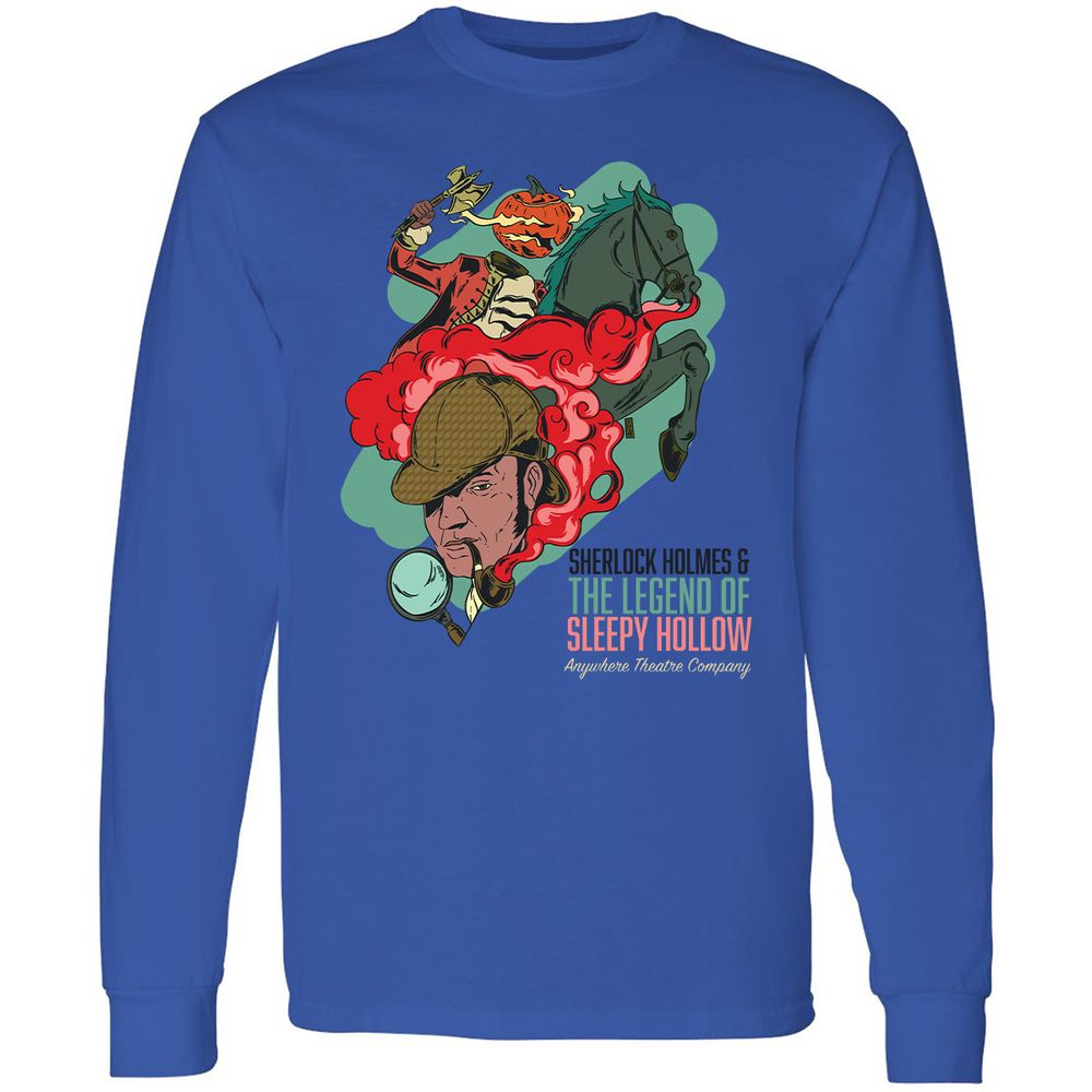 Long Sleeve T-Shirt - 2HHAEZPF - Royal - 4