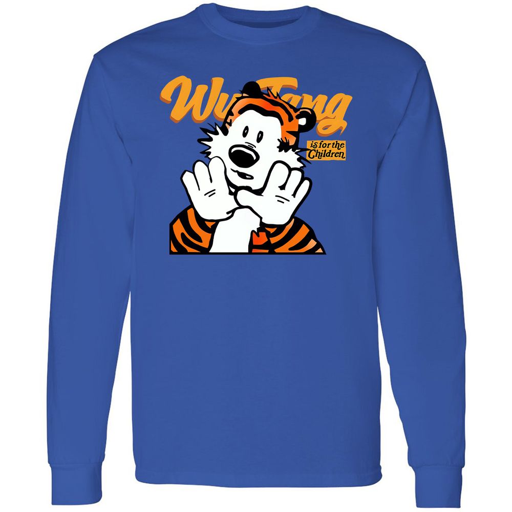 Long Sleeve T-Shirt - E1YMA8R9 - Royal - 4