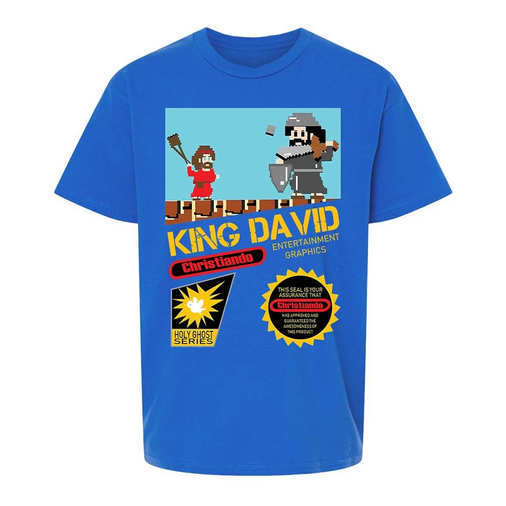 David Vs Goliath Cool Christian - Royal - 4