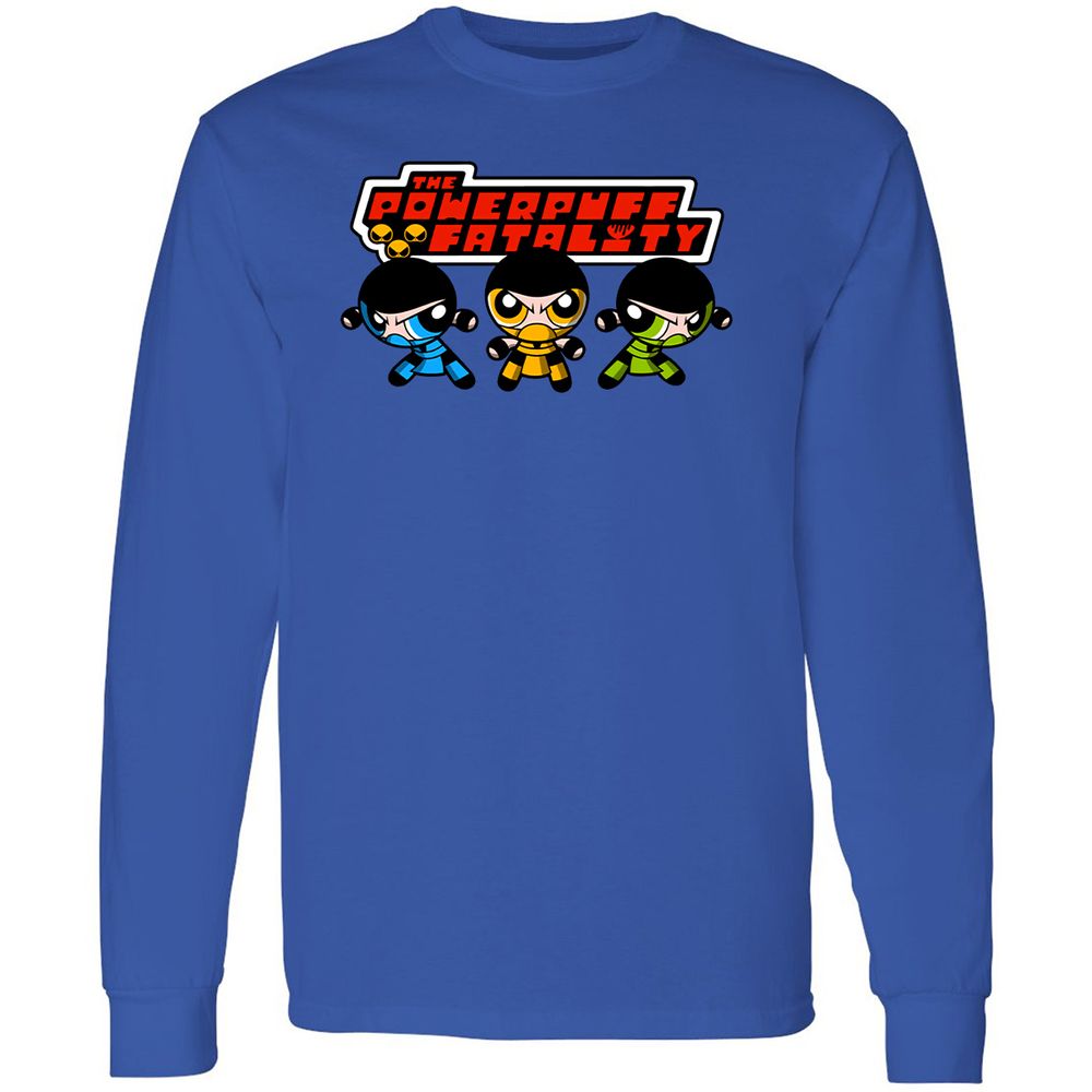Long Sleeve T-Shirt - QPYDRZFX - Royal - 4