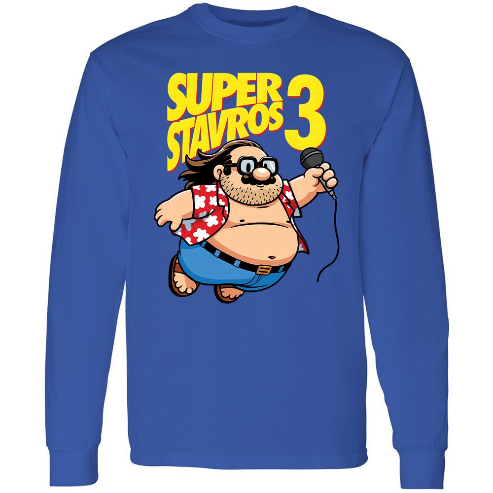 Long Sleeve T-Shirt - 858HAAV3 - Royal - 4