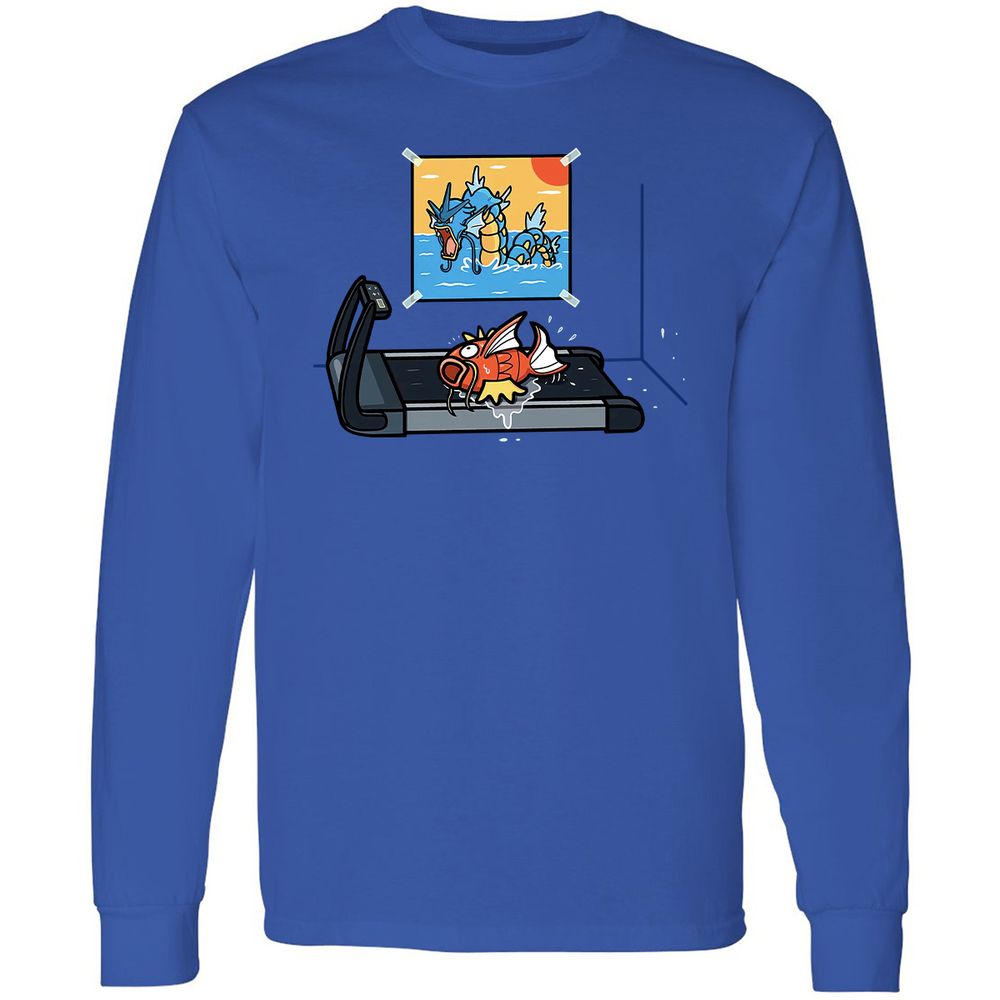 Long Sleeve T-Shirt - TEQMHXXW - Royal - 4