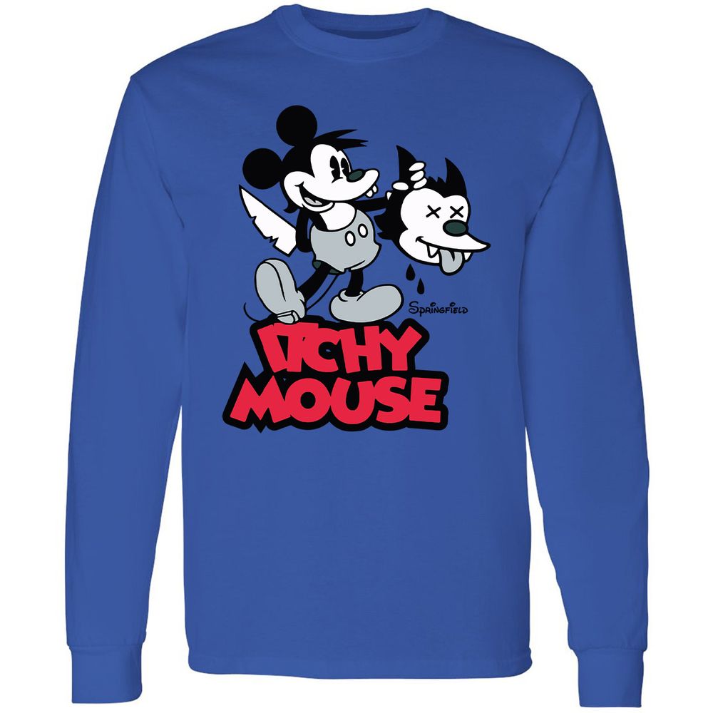 Long Sleeve T-Shirt - SEZ6XQBT - Royal - 4