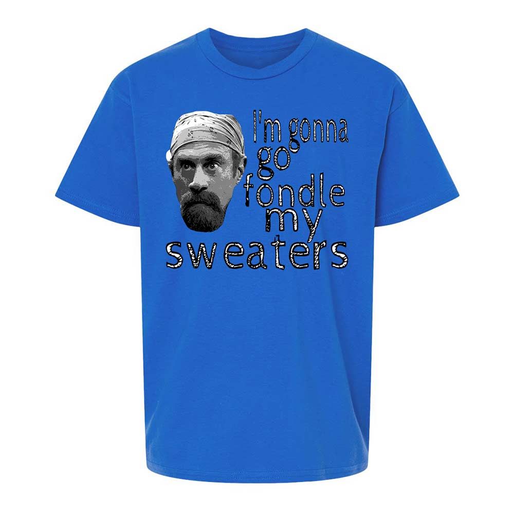 Fondle my sweaters - Royal - 4