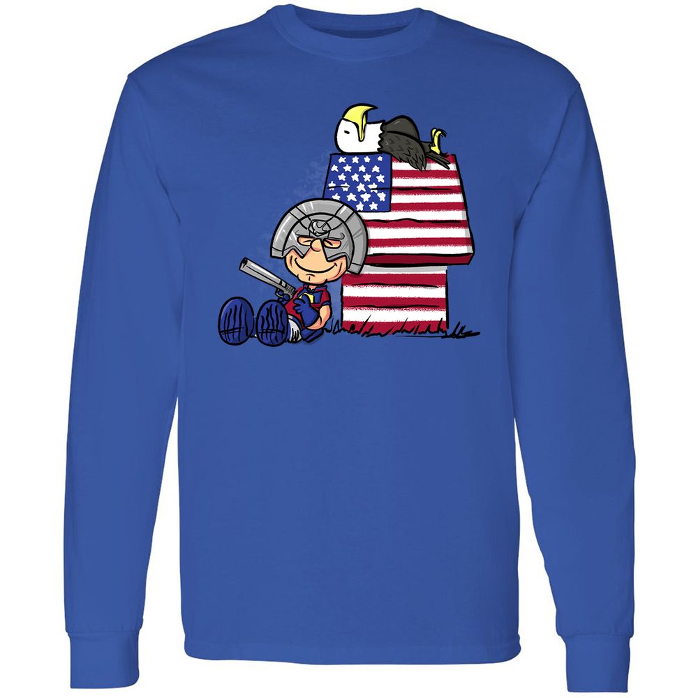 Long Sleeve T-Shirt - QGSTDN7A - Royal - 4