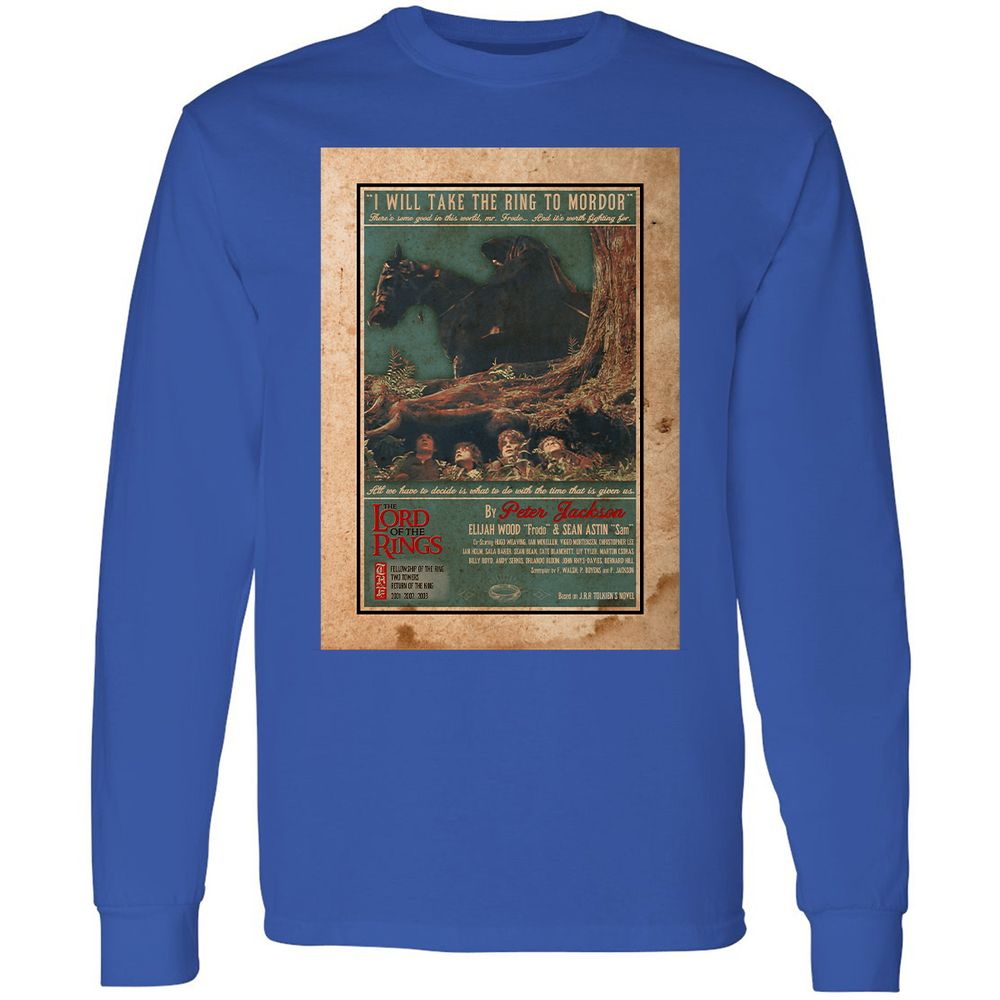 Long Sleeve T-Shirt - QXKLY3DP - Royal - 4