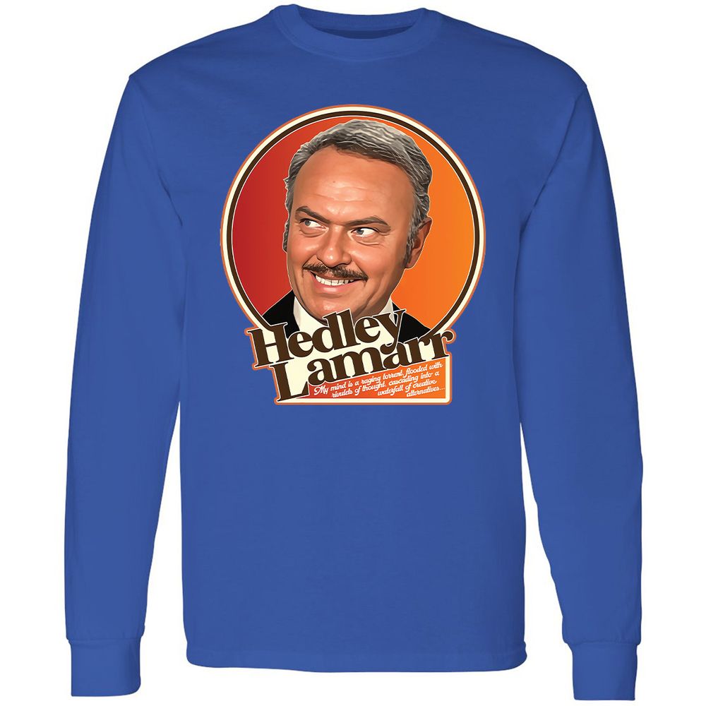 Long Sleeve T-Shirt - RTZXHZPM - Royal - 4