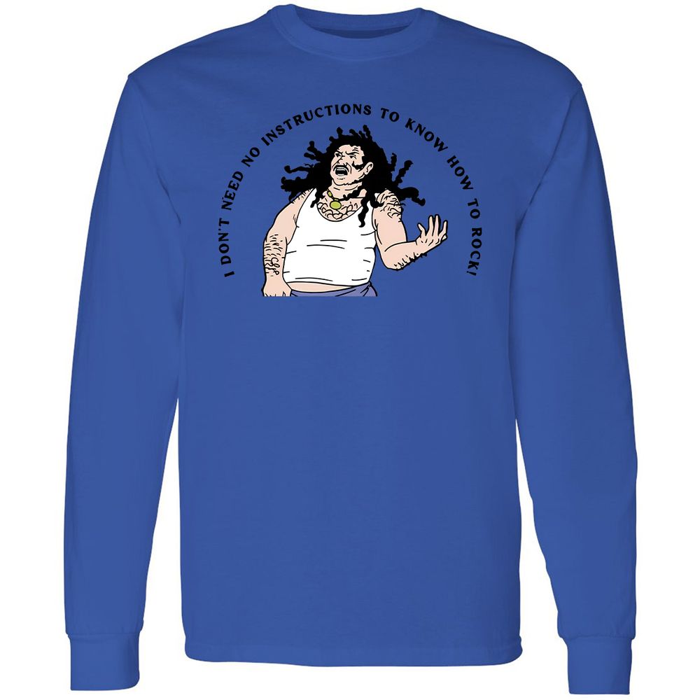 Long Sleeve T-Shirt - XC1J14UC - Royal - 4
