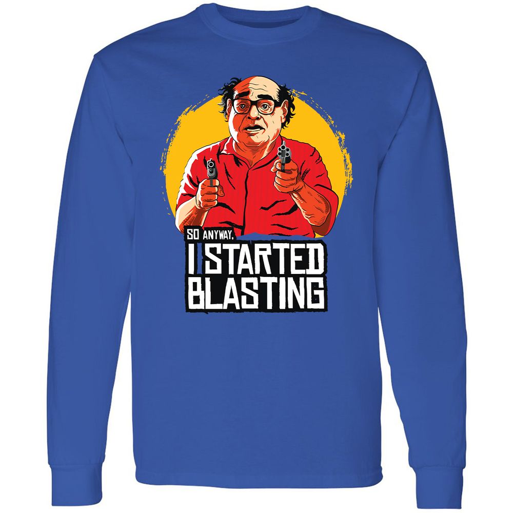 Long Sleeve T-Shirt - MUXSD8YM - Royal - 4