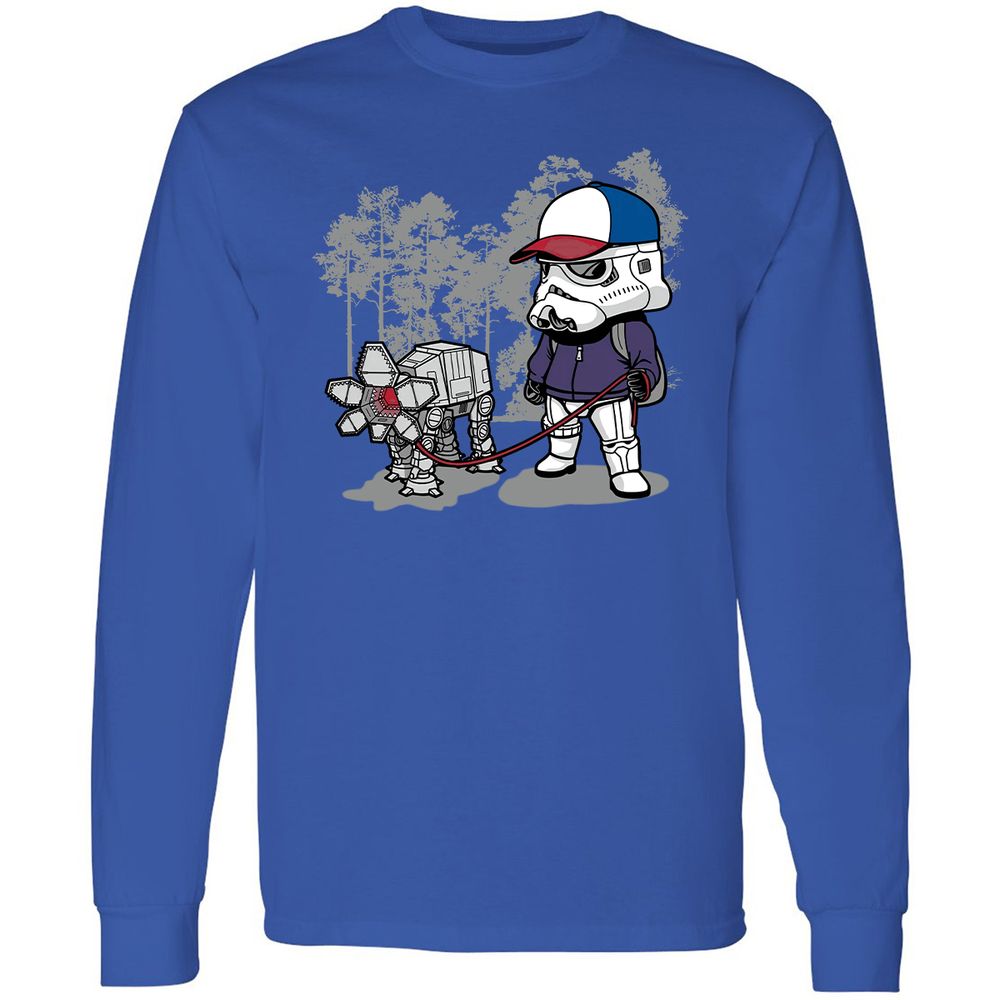 Long Sleeve T-Shirt - F193JLH8 - Royal - 4