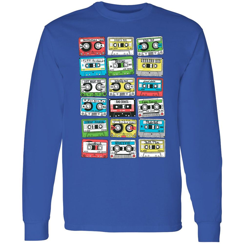 Long Sleeve T-Shirt - KTNQMPPV - Royal - 4