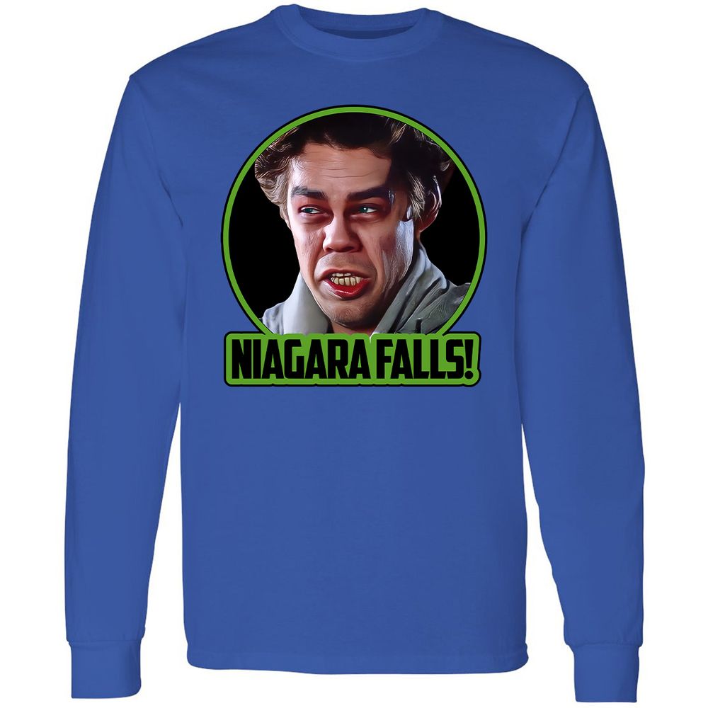 Long Sleeve T-Shirt - HWB9YQ27 - Royal - 4