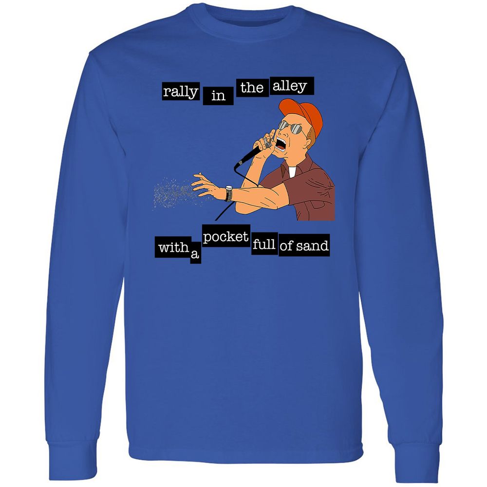 Long Sleeve T-Shirt - 8SQWV7WS - Royal - 4