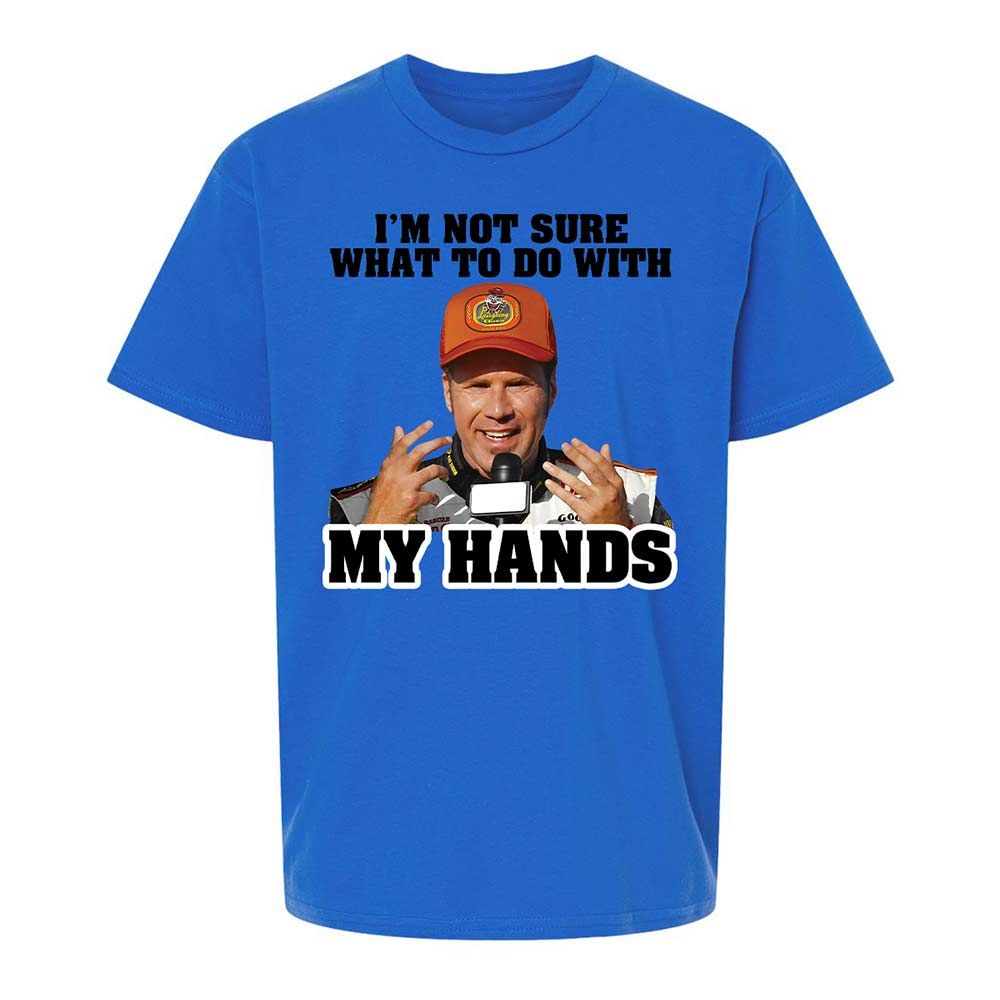 I'm Not Sure What To Do With My Hands - Royal - 4