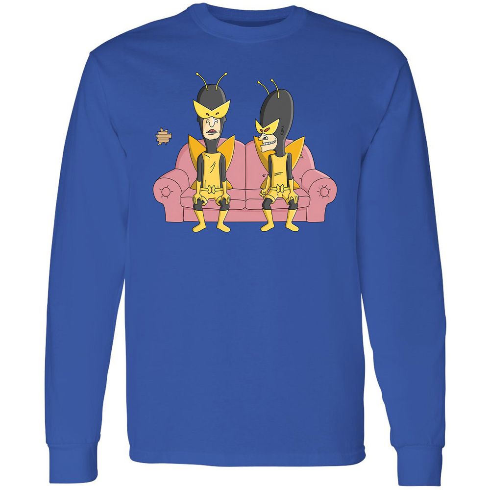 Long Sleeve T-Shirt - 7WZNLW47 - Royal - 4
