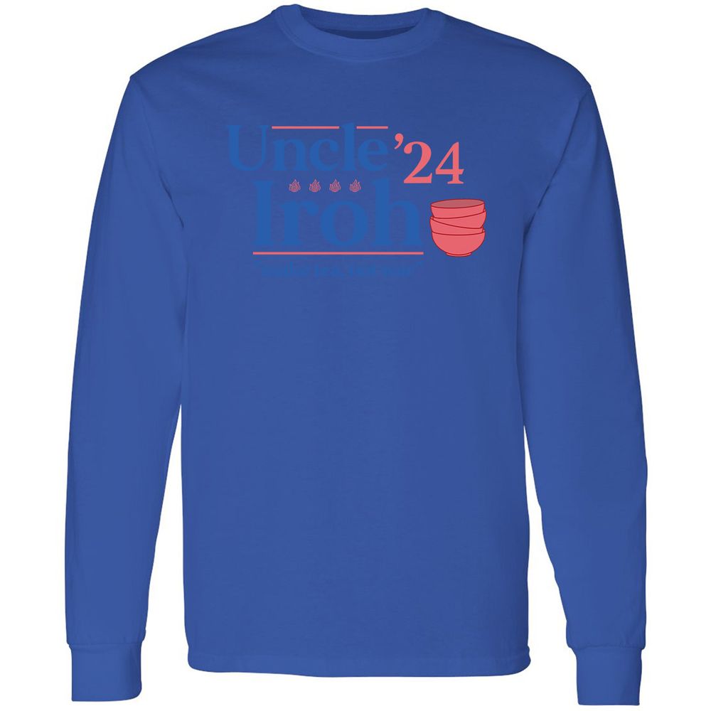 Long Sleeve T-Shirt - T8ZSFQGU - Royal - 4
