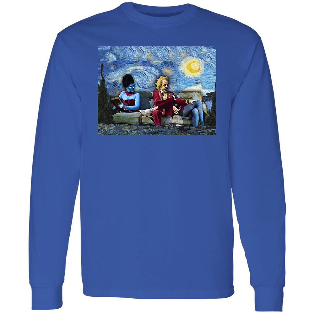 Long Sleeve T-Shirt - UJXUFJK8 - Royal - 4