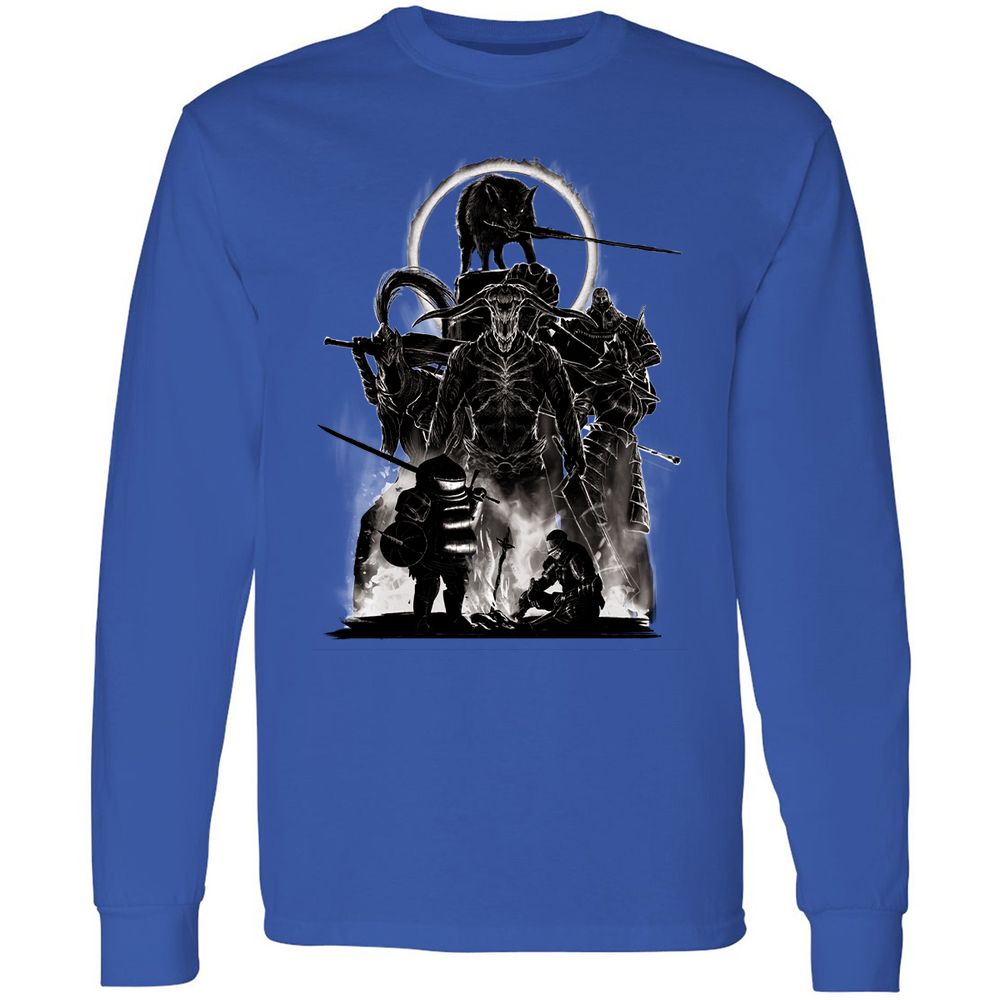 Long Sleeve T-Shirt - NZG5HDCG - Royal - 4