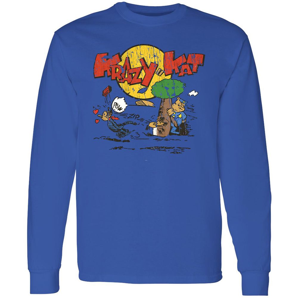 Long Sleeve T-Shirt - 5URQNGDR - Royal - 4