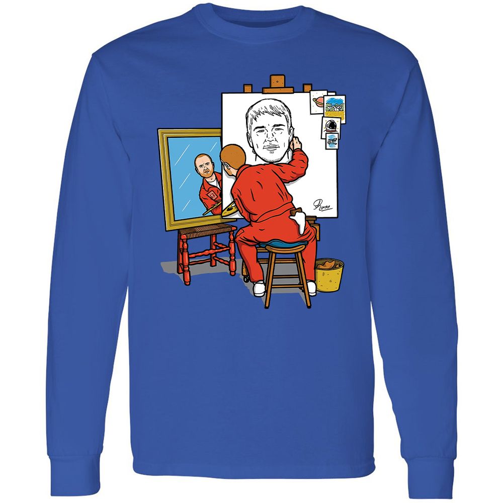 Long Sleeve T-Shirt - 9526STQY - Royal - 4
