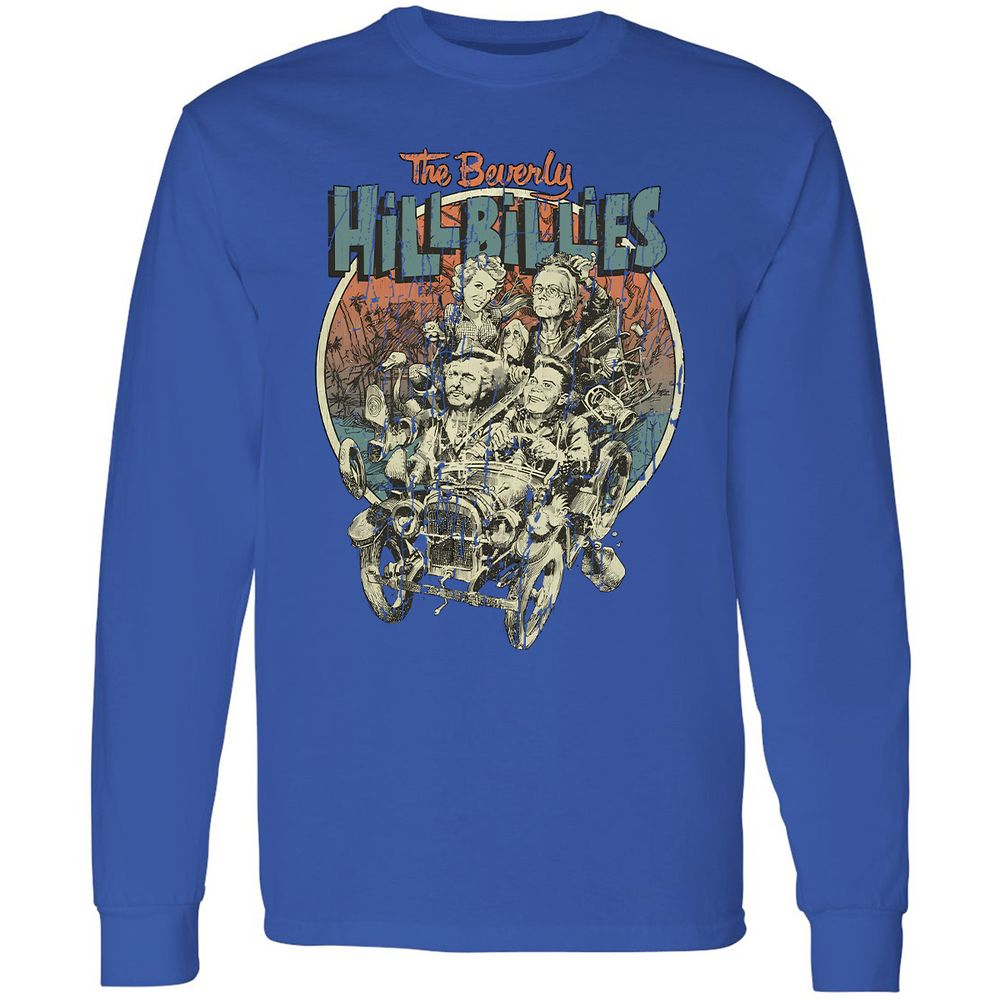 Long Sleeve T-Shirt - X5CJ8QCZ - Royal - 4