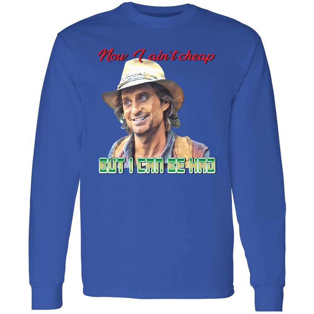 Long Sleeve T-Shirt - GS6WMLGQ - Royal - 4