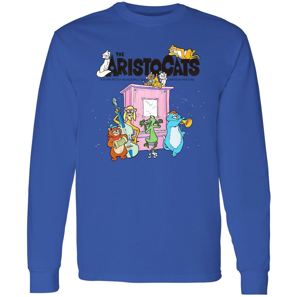 Long Sleeve T-Shirt - 1W5FLCRA - Royal - 4