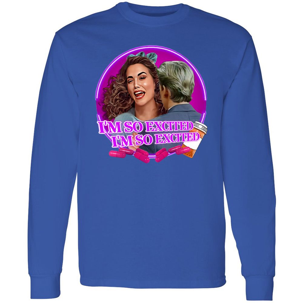 Long Sleeve T-Shirt - AXY85UUR - Royal - 4