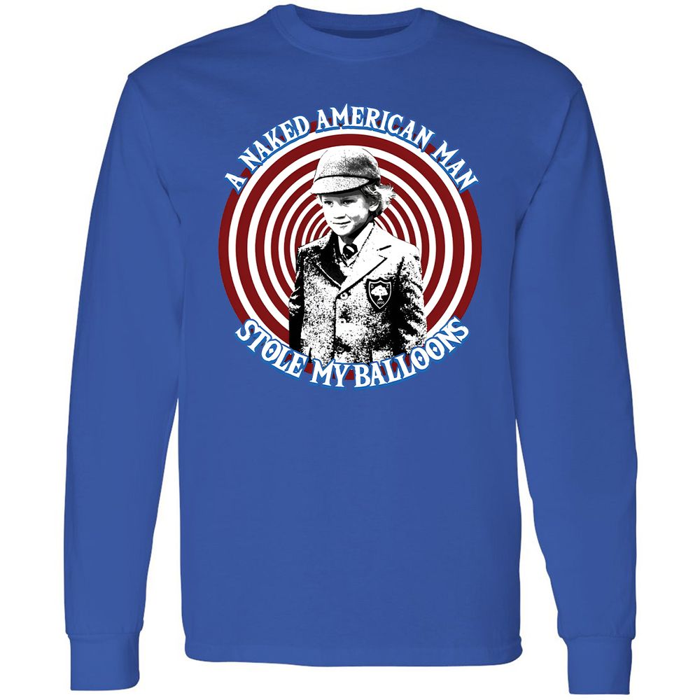 Long Sleeve T-Shirt - UBC7D3QC - Royal - 4