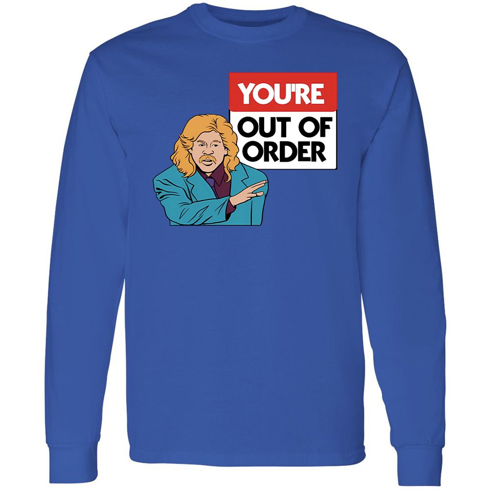 Long Sleeve T-Shirt - P88XKCJK - Royal - 4