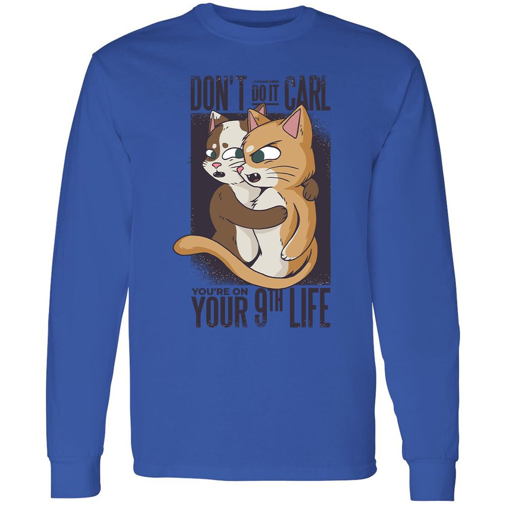 Long Sleeve T-Shirt - 4KFJZN6M - Royal - 4