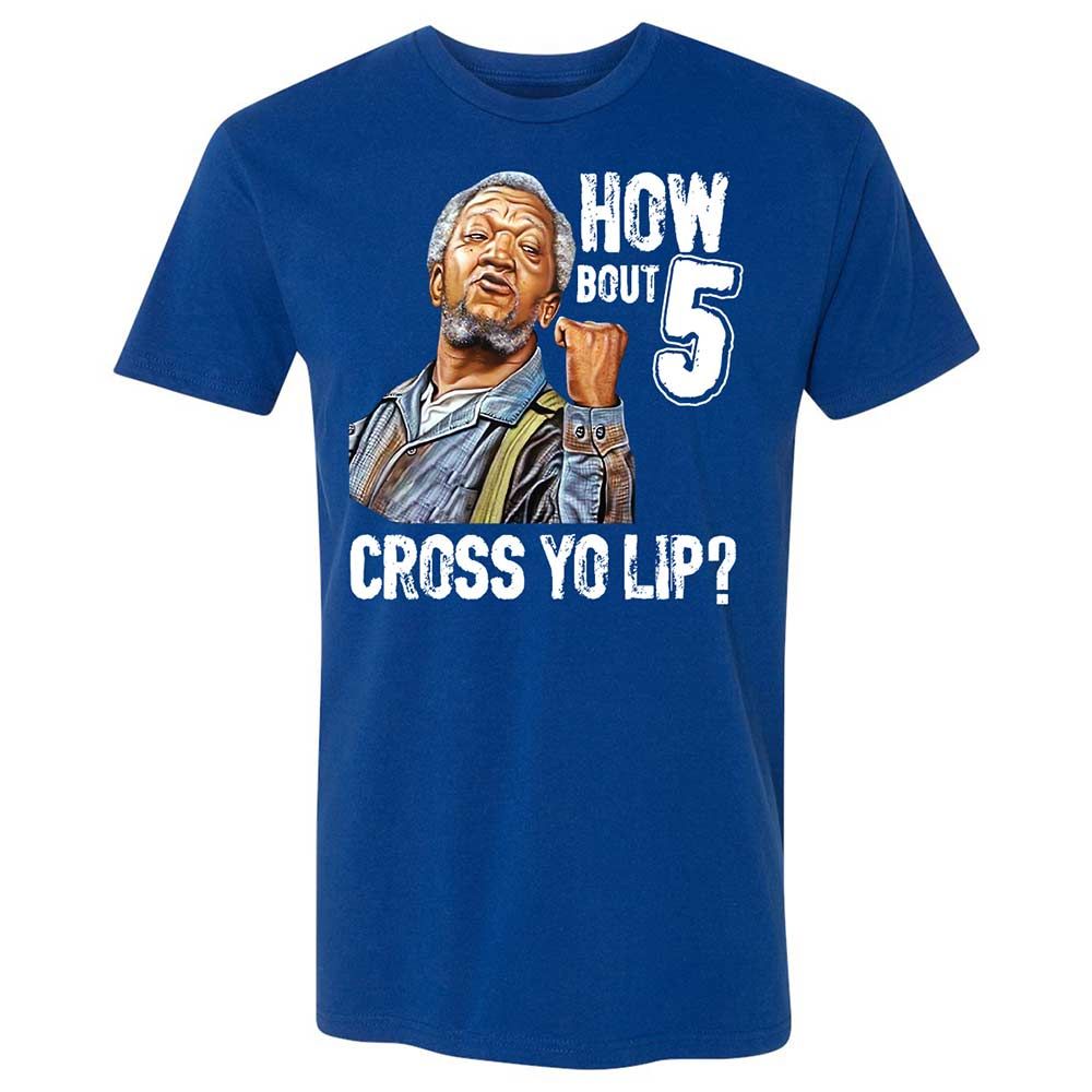 How bout 5 cross yo lip - Royal - 4