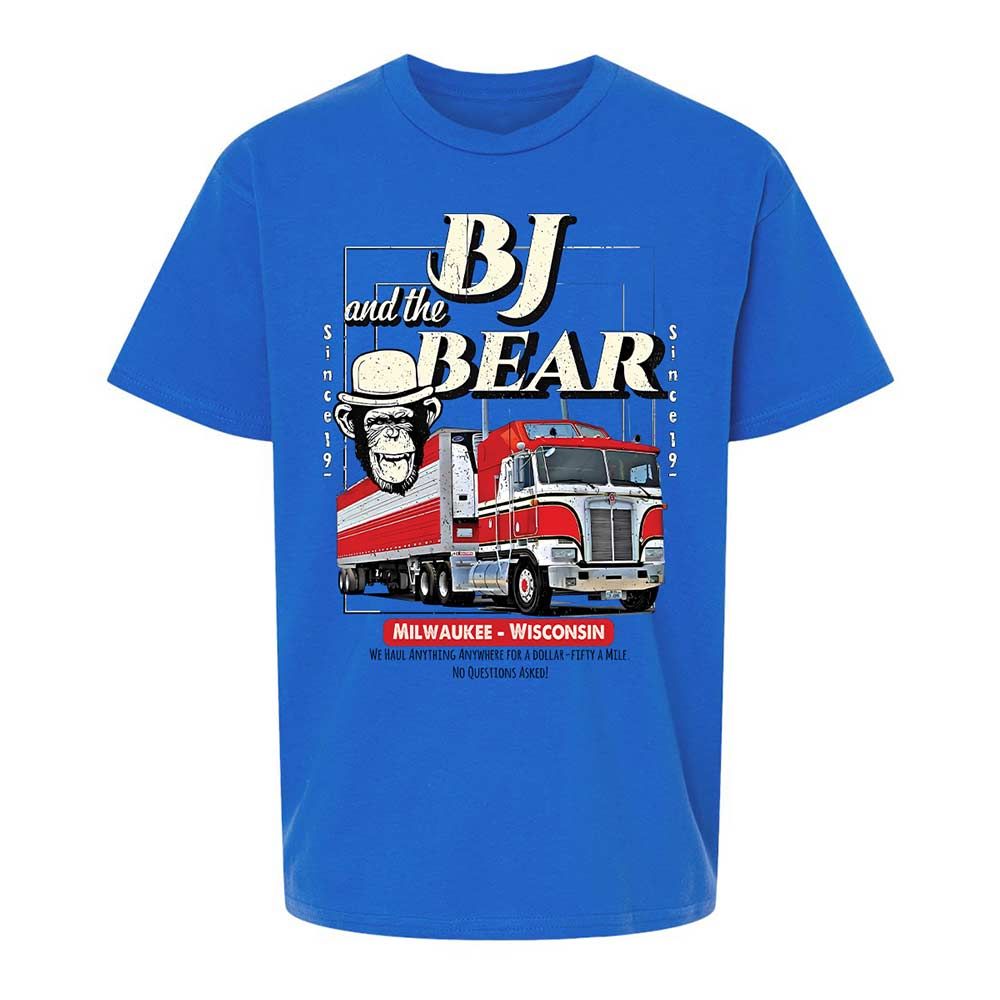 Kids T-Shirt - ATVXNT7R - Royal - 4