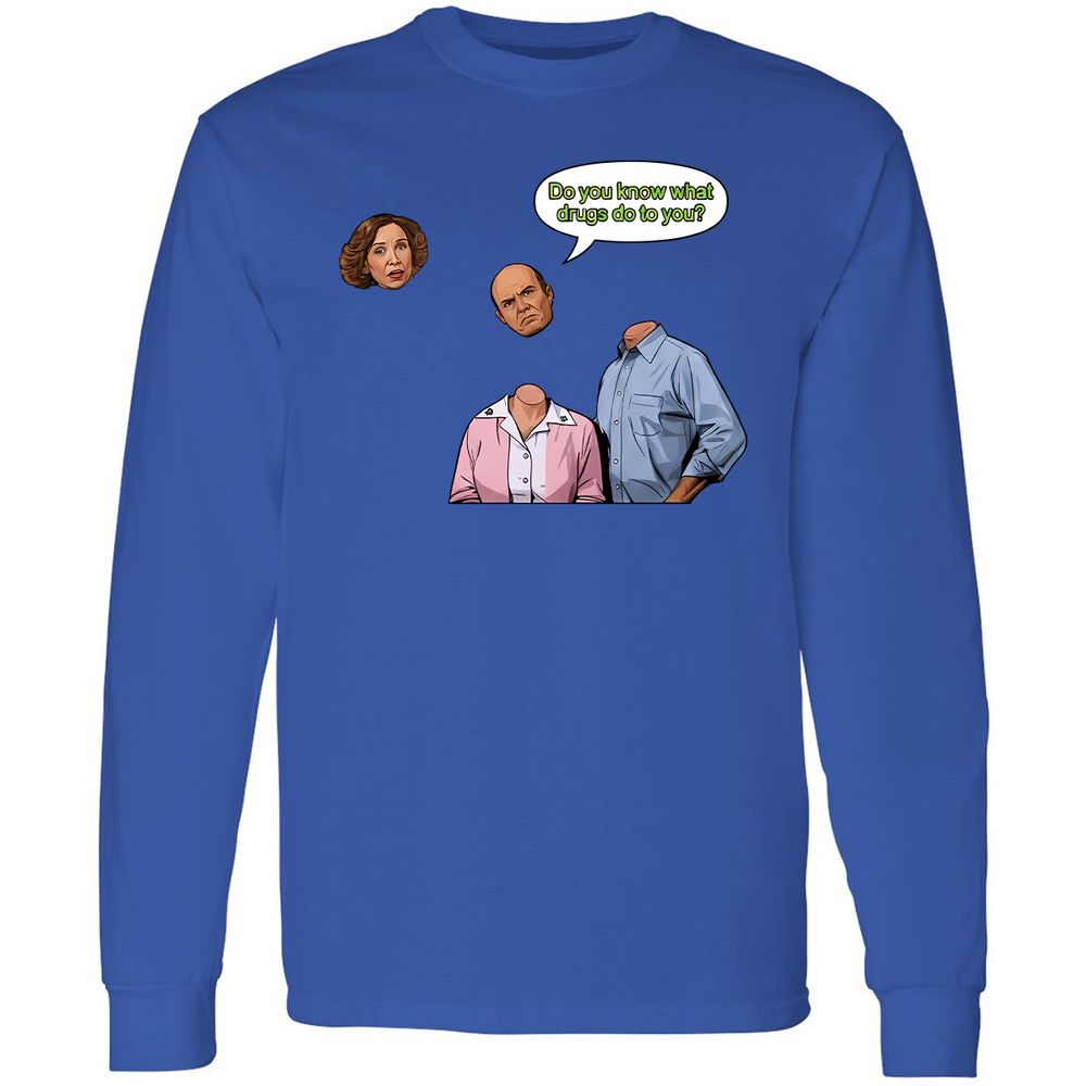 Long Sleeve T-Shirt - L466CKL9 - Royal - 4